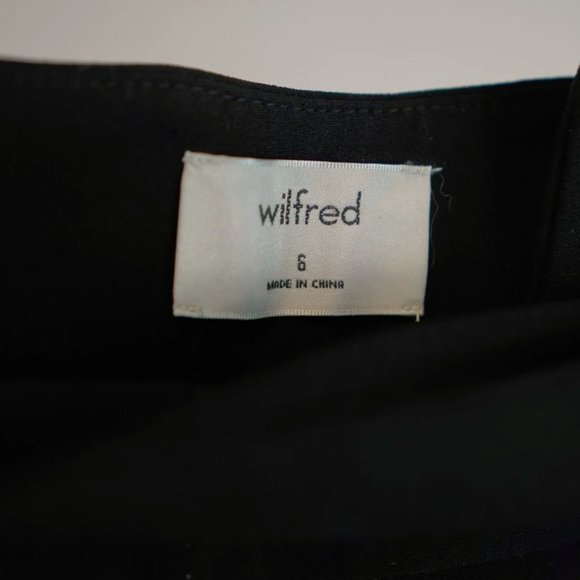 COPY - Aritzia Wilfred Feuille Black Tie-Waist Pants - Picture 5 of 5